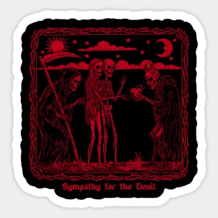 SYMPATHY FOR THE DEVIL Sticker